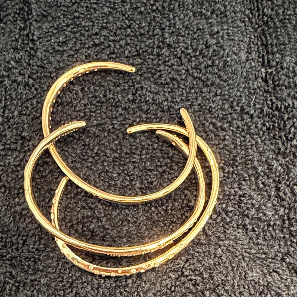 Kendra Scott Rose Gold 3 bracelet stack